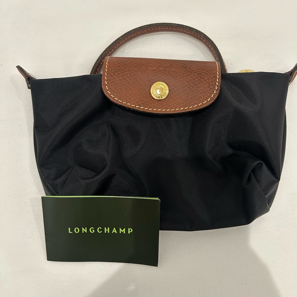 Longchamp mini black bag